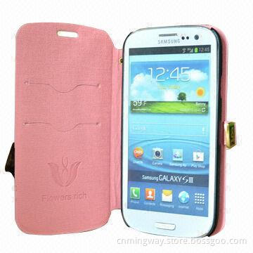 Flip Wallet/PU Leather Mobile Phone Case/Cover for Samsung N7100 with Card Slots